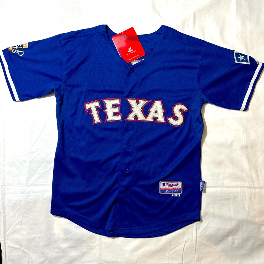 MLBS, Texas Rangers, Josh Hamilton Jersey #32, Authentic Collection; Majestic